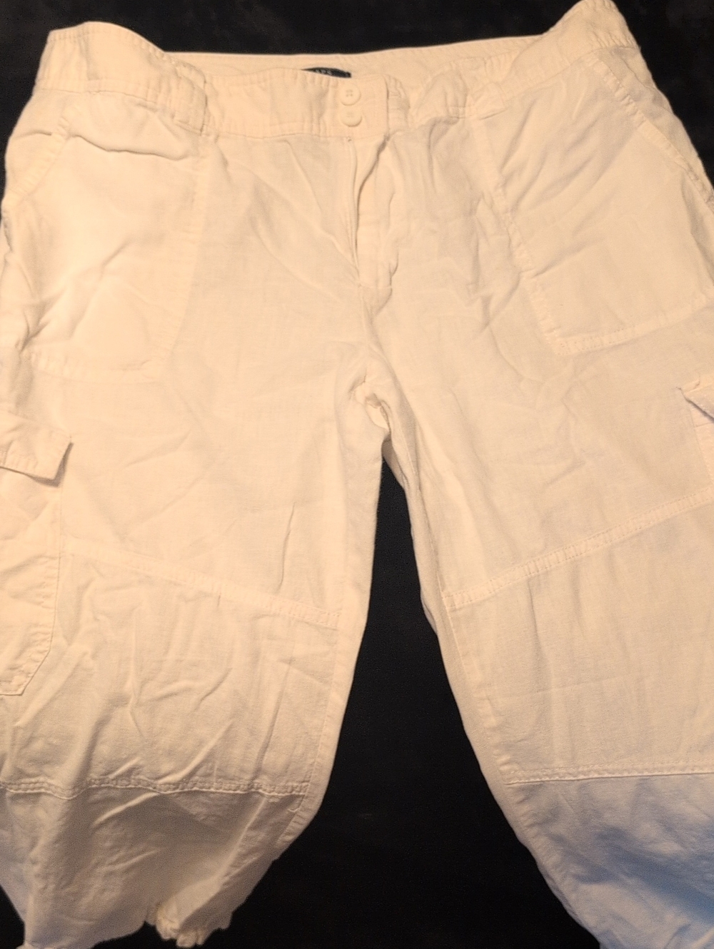 Chaps Denim White Pants